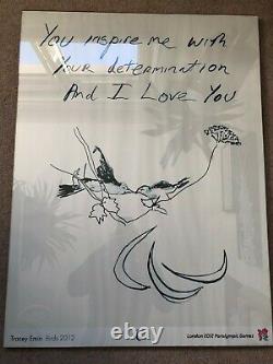 Tracey Emin Birds 2012 Ltd Edition Large A1 Print London Olympics -Very Rare