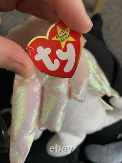 Ty Beanie Baby 1st Edition 1995 Very Rare Magic The Dragon With Errors