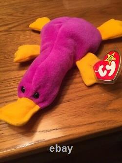 Ty Beanie Baby Top 5 Value 1st Edition Very Rare 1993 Patti Great Condition