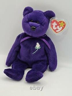 Ty PRINCESS DIANA BEANIE BABY 1997 1ST EDITION MADE IN INDONESIA P. E VERY RARE