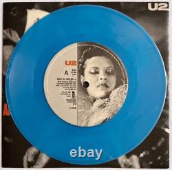U2 -Angel Of Harlem- Very Rare Australian Limited Edition Blue Vinyl 7 Record