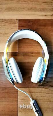 Used TRON Headphones Only Edition White light Blue Very Rare