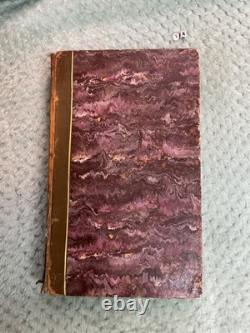 VERY RARE 1836 The Poetical Works Of Bulwer, Baudry Edition, Leatherbound