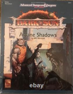 VERY RARE 1990s DARK SUN Advanced D & D 2nd Edition 3 ADVENTURES ALL UNOPENED