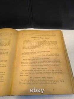 VERY RARE! 1st Edition Antique White House Cookbook Gillette & Peale 1887-1889