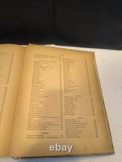 VERY RARE! 1st Edition Antique White House Cookbook Gillette & Peale 1887-1889