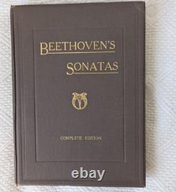 VERY RARE Beethoven's Sonatas Complete Edition 1908 Berner 32 Piano Sonatas
