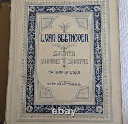 VERY RARE Beethoven's Sonatas Complete Edition 1908 Berner 32 Piano Sonatas
