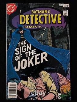 VERY RARE Detective Comics #476 ('78) VG RARE UK PENCE VARIANT! 12p UK