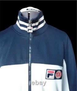 VERY RARE FILA 100th ANNIVERSARY RETRO TRACKSUIT TOP LTD EDITION CASUALS