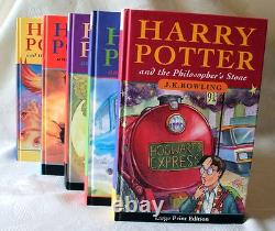 VERY RARE HARRY POTTER PHILOSOPHERS STONE 1st-1st UK HB First Edition Bloomsbury