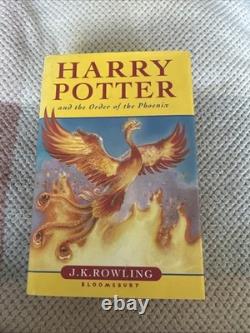 VERY RARE Harry Potter And The Order Of The Phoenix 1st Edition hardcover book