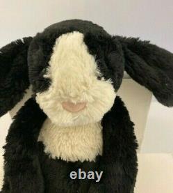 VERY RARE Limited Edition 2017 Jellycat Medium Bashful Dutch Black/White Bunny