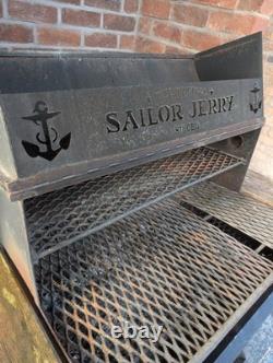VERY RARE Limited Edition Sailor Jerry Oil Drum BBQ