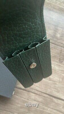 VERY RARE Montblanc Leather 3 Pen Pouch Case Box Thuya Limited Edition