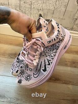 VERY RARE NIKE ZOOM FLY PINK NATHAN BELL LIMITED EDITION Trainers UK 12