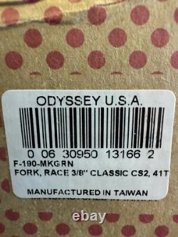 VERY RARE Odyssey BMX Race Fork Classic Forks Limited Edition Matt Kelly Green