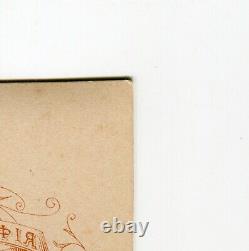 VERY RARE, Photo mini Cabinet Card Young Leo Tolstoy, 1880s, Lifetime edition