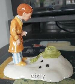 VERY RARE! Royal Doulton The Snowman and James Limited Edition The Journey Ends
