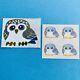 Very Rare Set Including First Edition Sandylion Owl Stickers Mylar & Fuzzy