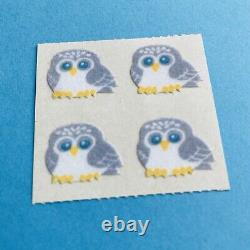 VERY RARE SET Including First Edition Sandylion Owl Stickers Mylar & Fuzzy