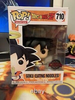 VERY RARE SPECIAL EDITION Goku Eating Noodles #710 Never Been Opened