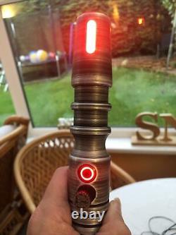 VERY RARE Saberforge Weathered Consular Champion Edition Lightsaber Red