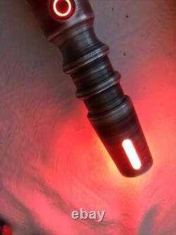 VERY RARE Saberforge Weathered Consular Champion Edition Lightsaber Red