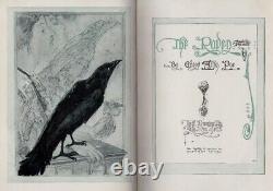 VERY RARE THE RAVEN BY EDGAR ALLEN POE (1910) FIRST EDITION-Very Good Condition