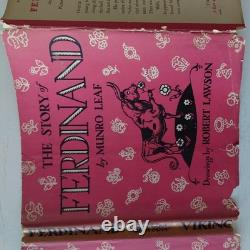 VERY RARE The Story of Ferdinand Signed Munro Leaf 1938 1st Edition 14th Print