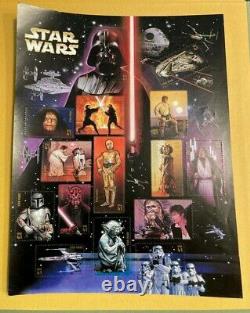 VERY RARE USPS Limited Edition Star War Stamp Pin Set 1 of 400 made