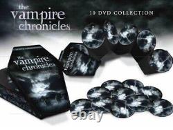 VERY RARE Vampire 10 Dvd Coffin Set. Limited Edition. Halloween. Horror. Gift