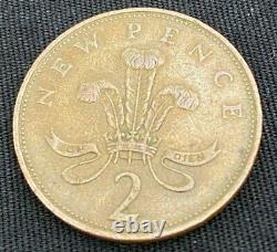 VERY Rare New PENCE 1971 First Edition Coin BRONZE 2 PENCE Great Britain UK