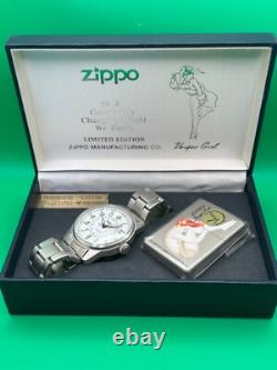 Varga Girl and Watch Limited Edition Set VERY RARE Japanese Import Zippo New
