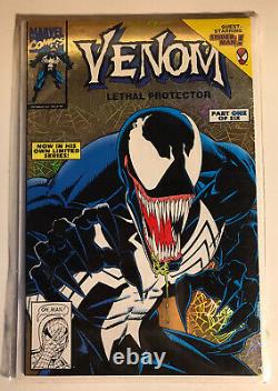 Venom Lethal Protector #1 Near Perfect High Grade Very Rare Gold Cover Variant