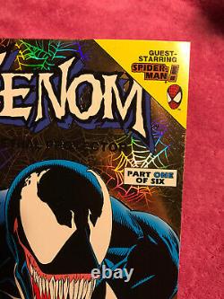 Venom Lethal Protector #1 Near Perfect High Grade Very Rare Gold Cover Variant