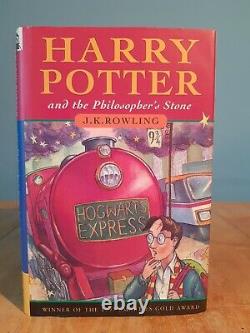 Very RARE 1st Edition 2nd Print The Philosopher's Stone Harry Potter Ted Smart