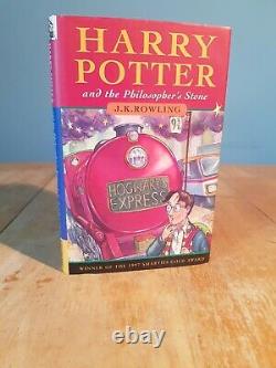 Very RARE 1st Edition 2nd Print The Philosopher's Stone Harry Potter Ted Smart