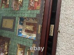 Very RARE CLUE Franklin Mint 3D Deluxe Collectors Edition Board Game REAL GOLD