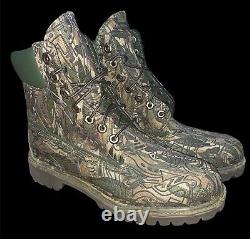 Very RARE Timberland Boots LIMITED EDITION Baile Funk Culture Camo UK 6.5 Mens