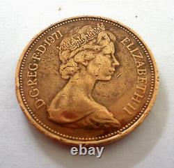 Very Rare 1971 New Pence First Edition Coin