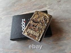 Very Rare 1996 Limited Edition Nato Kfor Zippo Lighter Hard Rock Caffe Vukovar