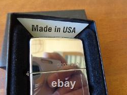 Very Rare 1999 Chrome Zippo Lighter Milenium Special Limited Edition 0003/2000