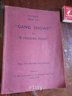 Very Rare 1st Edition 1936 Songbook Songs From The Gang Shows A HOLBORN DRIVER