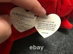 Very Rare 4 Errors Ty Beanie Baby Mac Limiited Edition