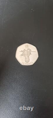 Very Rare 50p. Blue Peter Olympics edition