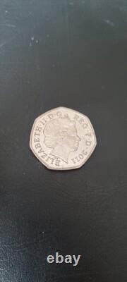 Very Rare 50p. Blue Peter Olympics edition