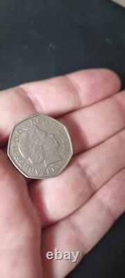 Very Rare 50p. Blue Peter Olympics edition