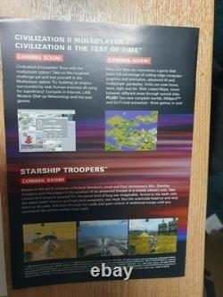 Very Rare Civilization 2 Microprose Classic Collection Big Box PC