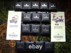 Very Rare Collection Of 15 Limited Edition Guinness Badges From The Early 2000`s